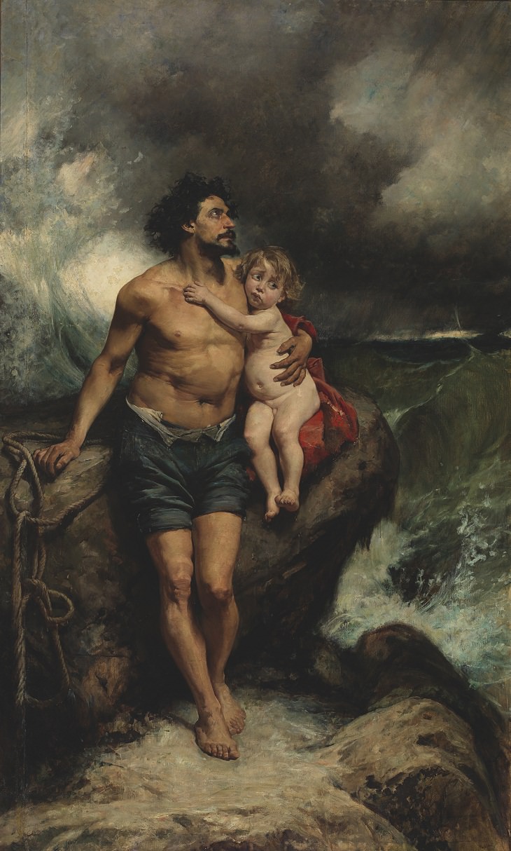 Francisco Pradilla Ortiz, Shipwrecked