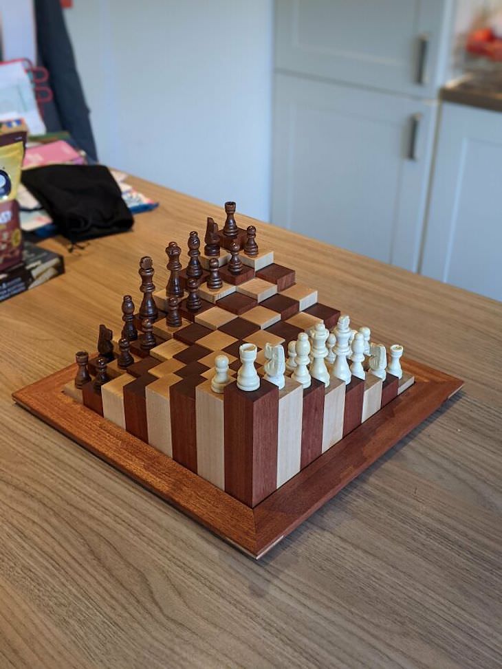 18 Amazingly Creative Woodwork Designs, chessboard