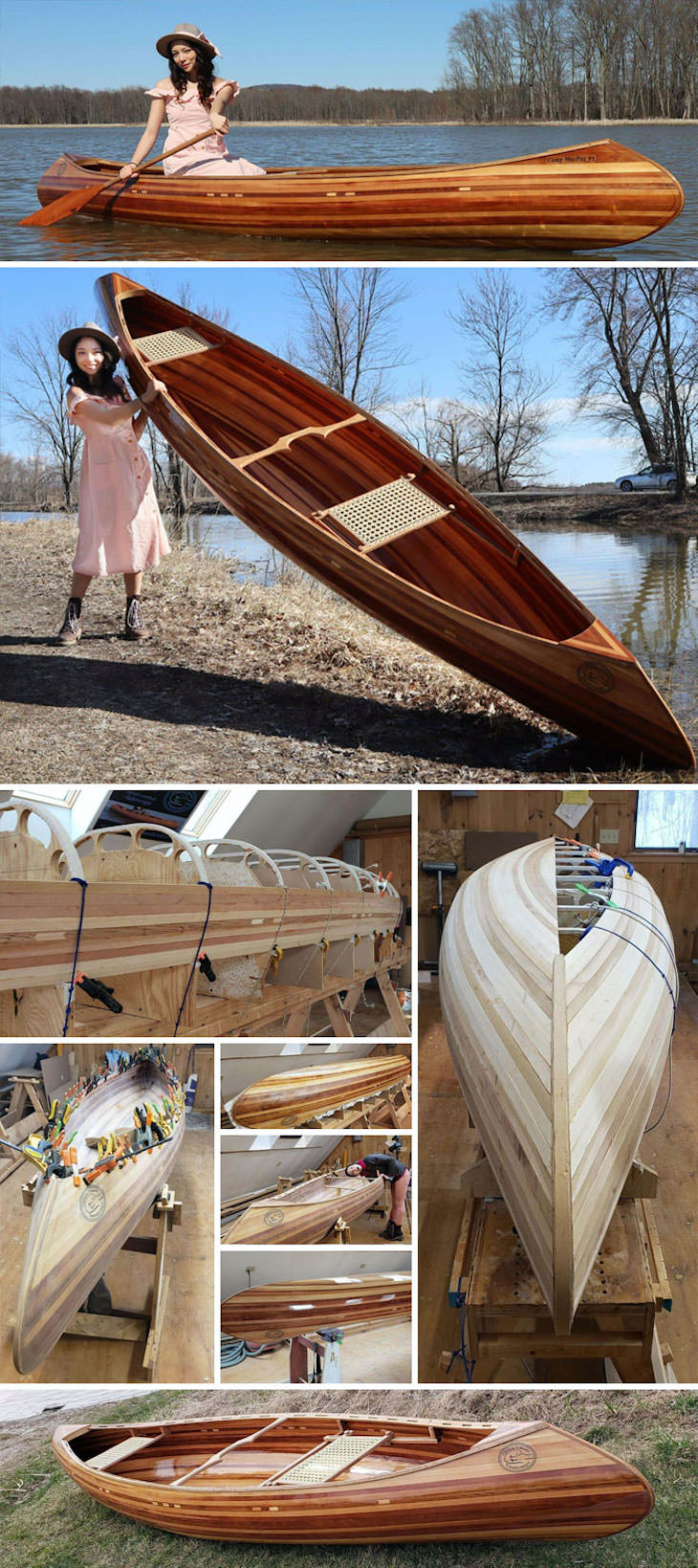 18 Amazingly Creative Woodwork Designs, canoe