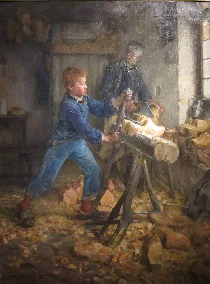 Remarkable Life and Art of Henry Ossawa Tanner, The Young Sabot Maker, 1895