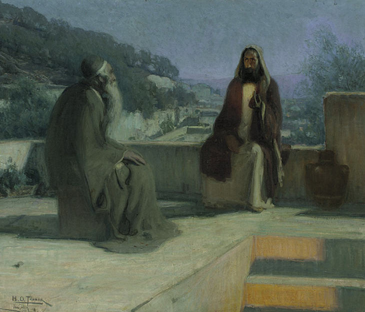 Remarkable Life and Art of Henry Ossawa Tanner, Jesus and Nicodemus, 1899