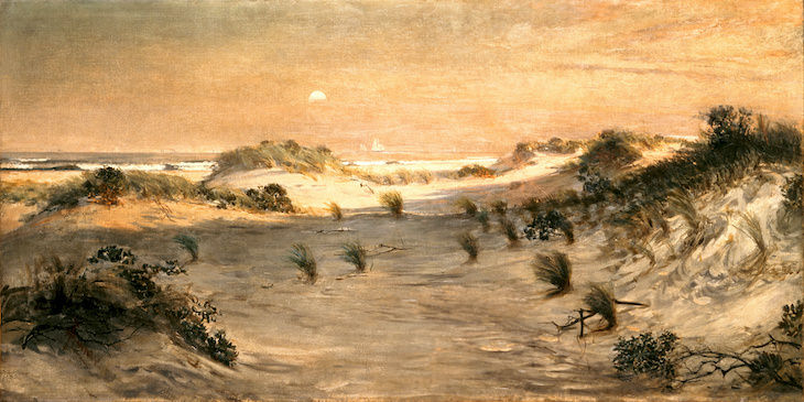 Remarkable Life and Art of Henry Ossawa Tanner, Sand Dunes at Sunset, Atlantic City, c. 1885