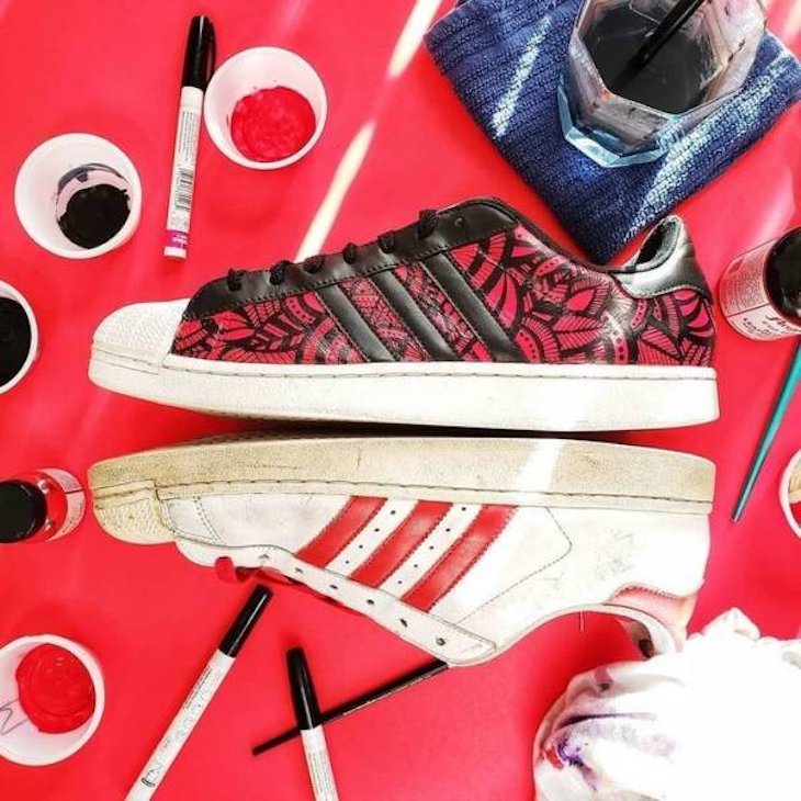 Before & After: DIY Makeovers of 14 Old Items, sneakers