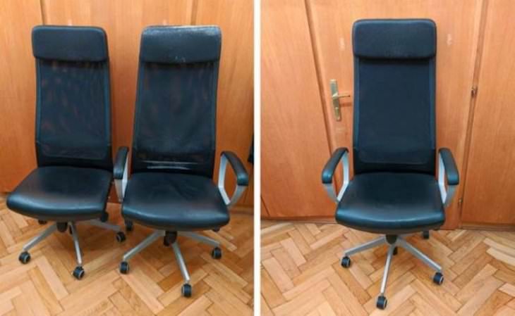 Before & After: DIY Makeovers of 14 Old Items, office chair