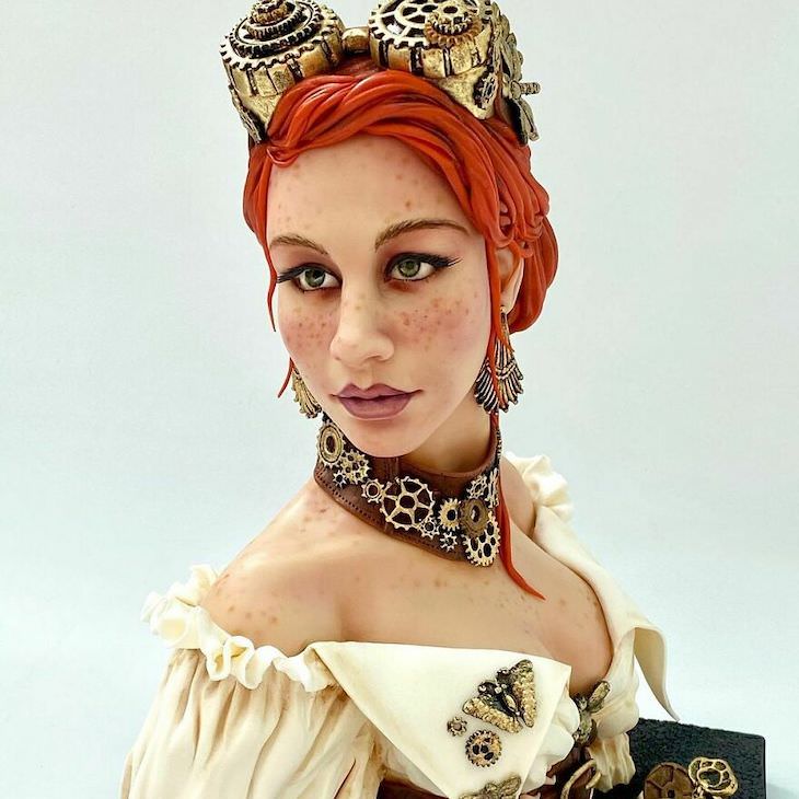 15 Gorgeous and Realistic Cakes by Emma Jayne, pirate woman