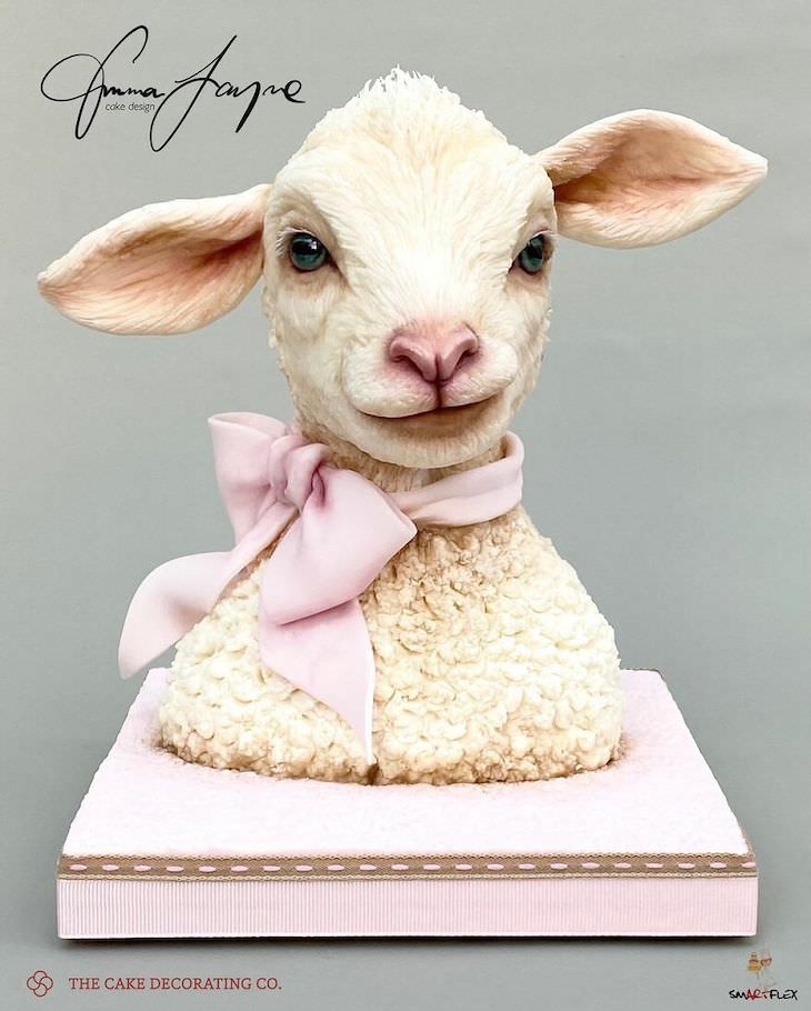 15 Gorgeous and Realistic Cakes by Emma Jayne  sheep