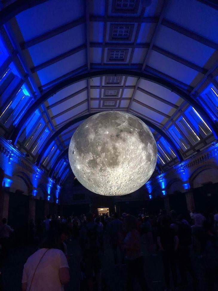 Incredible Museum Exhibits, Museum of the Moon is a touring artwork by UK artist Luke Jerram