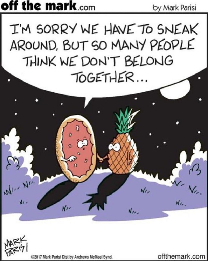 Mark Parisi comic strips, fruits