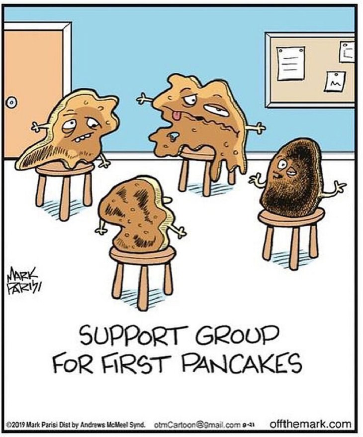 Mark Parisi comic strips, baking fail