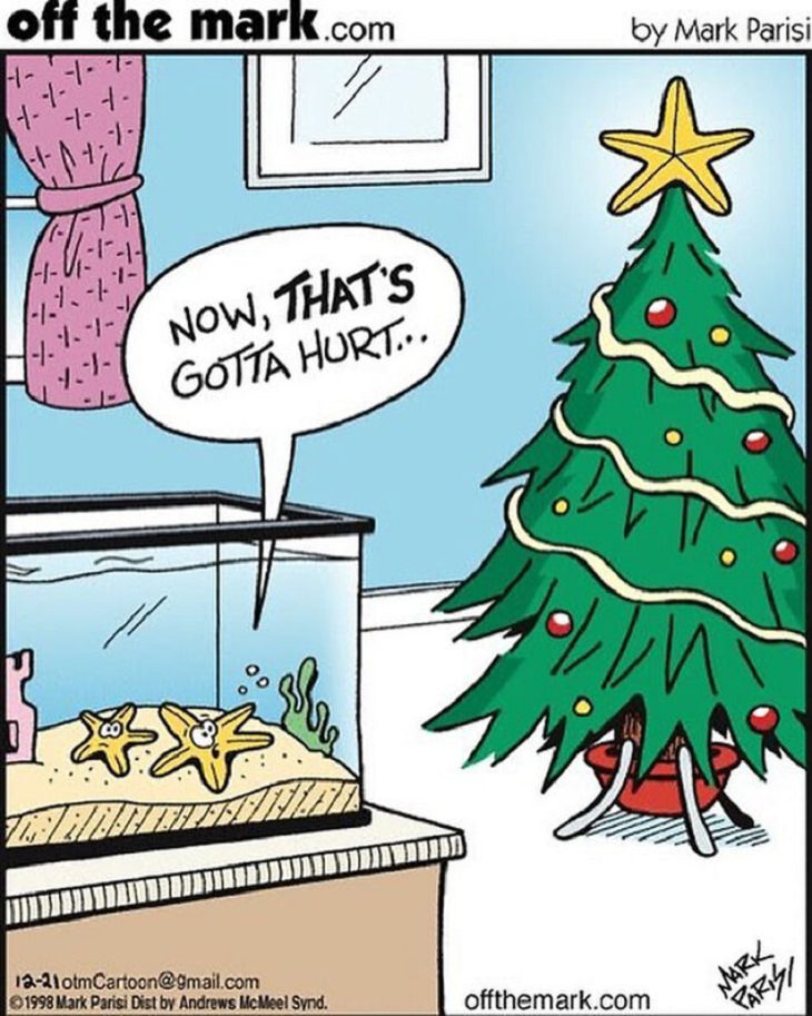 Mark Parisi comic strips, christmas 