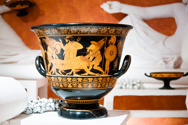 Latin Abbreviations ancient Roman vase