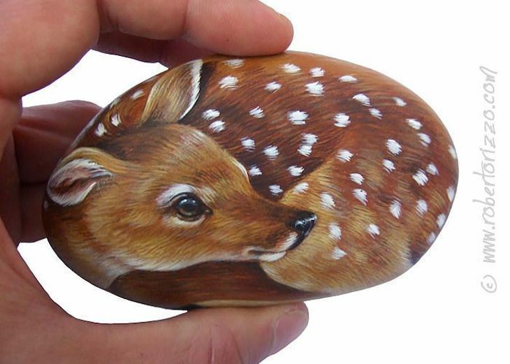 Roberto Rizzo Turns Rocks Into Amazing Animals Art dear