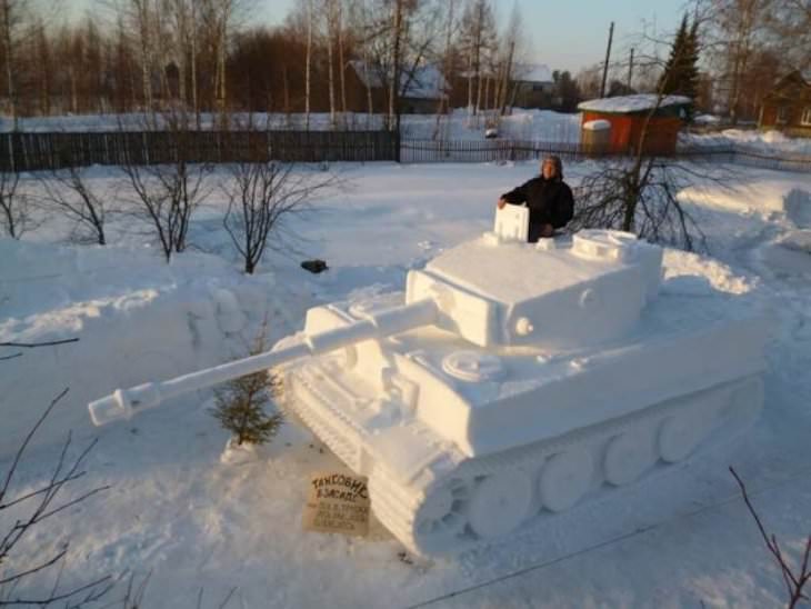 Planet Earth’s Lovely Curiosities snow tank