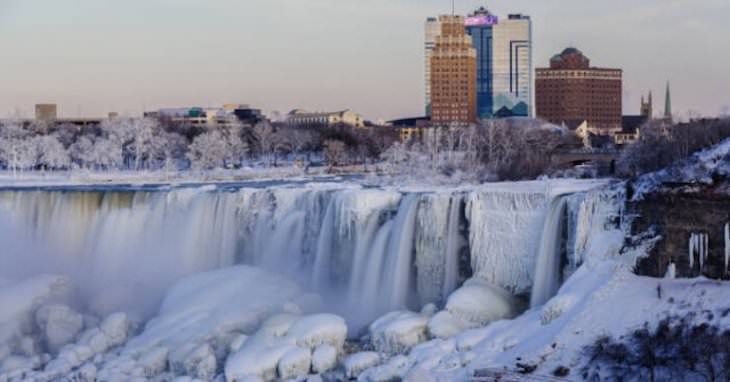 Planet Earth’s Lovely Curiosities Frozen Niagara Falls