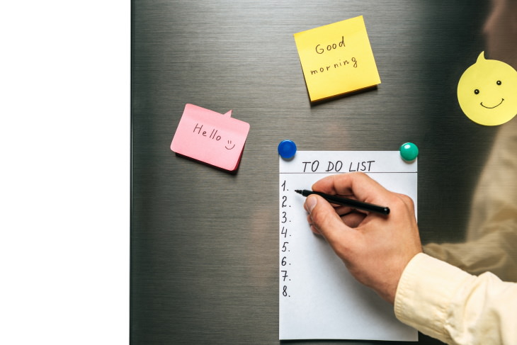 How to Remove Stickers from 5 Different Surfaces sticky notes on fridge