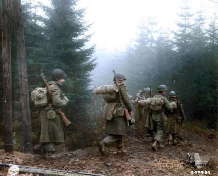 Colorized Historic Pics, Soldiers of the US Army