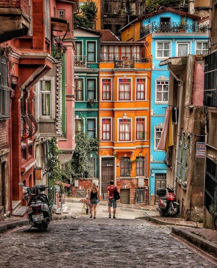 Istanbul, Balat area in the Fatih district of Istanbul