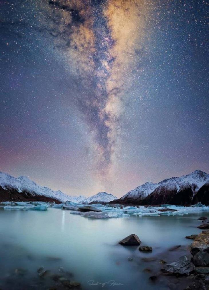 Nature’s Quiet Beauty, Tasman Glacier in New Zealand