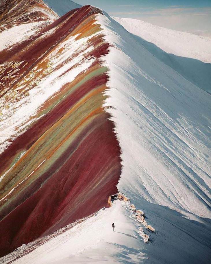 21 Stunning Spots Around the World, rainbow mountain Peru