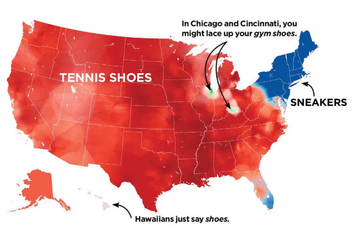 Maps of Regional Words in the USA