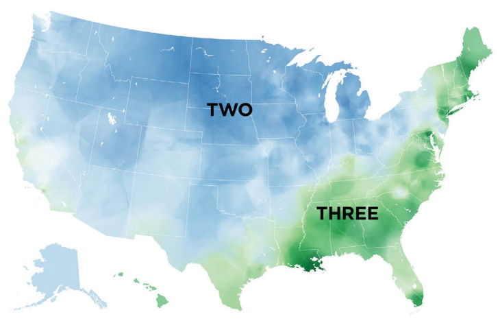 Maps of Regional Words in the USA caramel