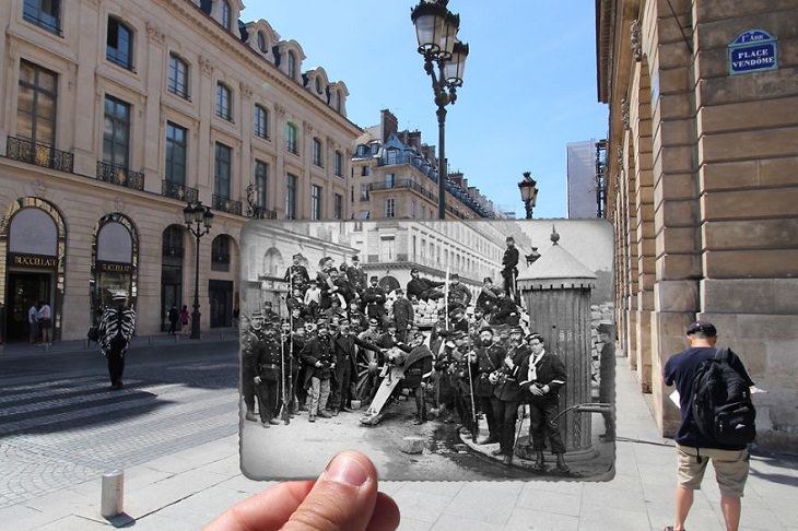 Then and Now: Paris, Place Vendôme