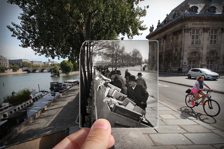 Then and Now: Paris, Quai de Conti,