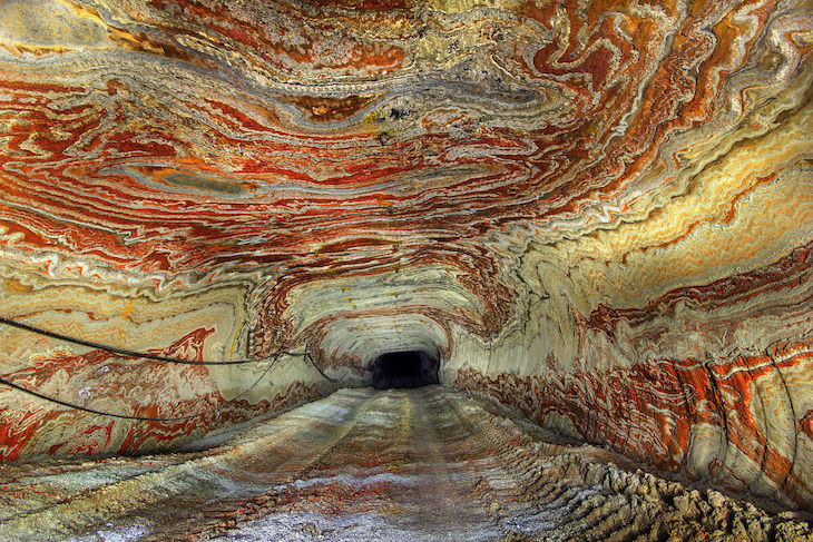 7 Lesser Known Natural Wonders Around the World, the psychedelic salt mine