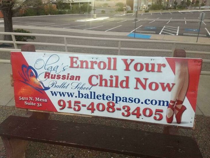 Funny Signs Enroll your Russian child now