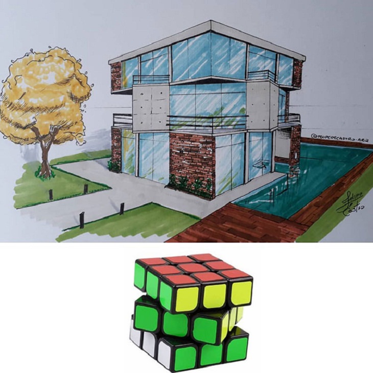 Buildings Inspired By Everyday Objects, cube