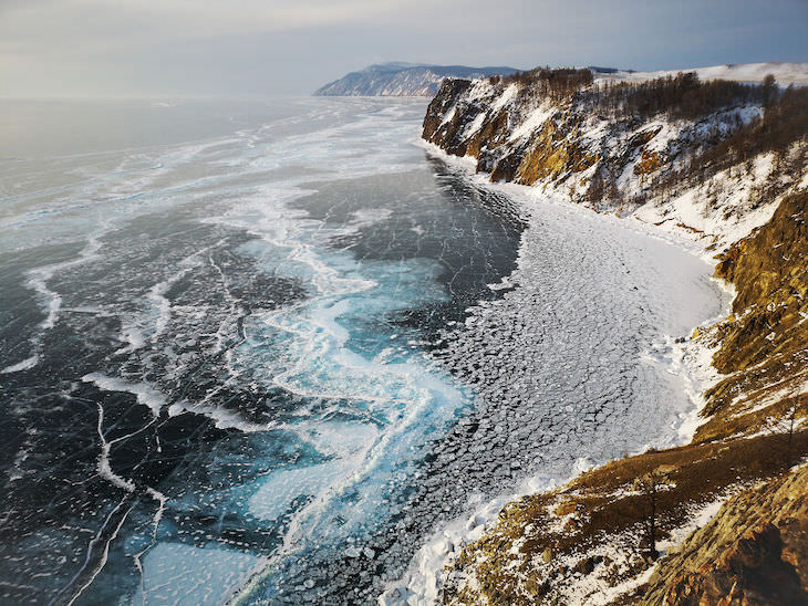Stunning Winners of the Mobile Photography Awards Landscapes, 1st Place: Lake Baikal By Juan Zas Espinosa