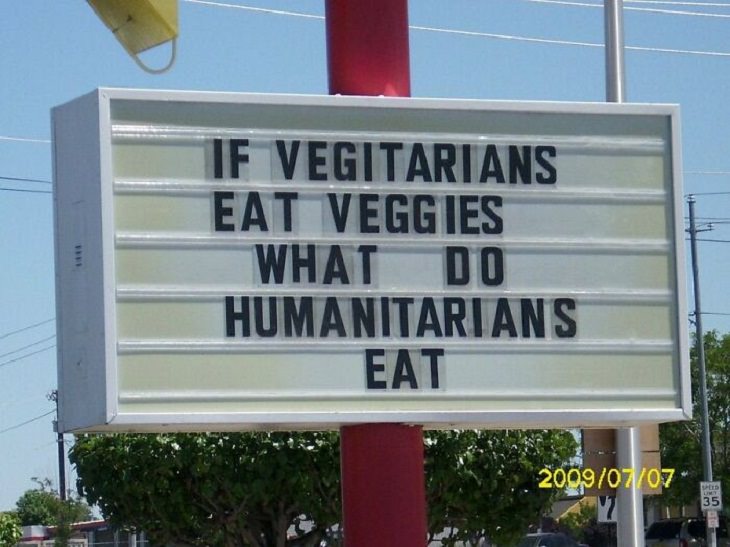 Fast Food Signs, veggies