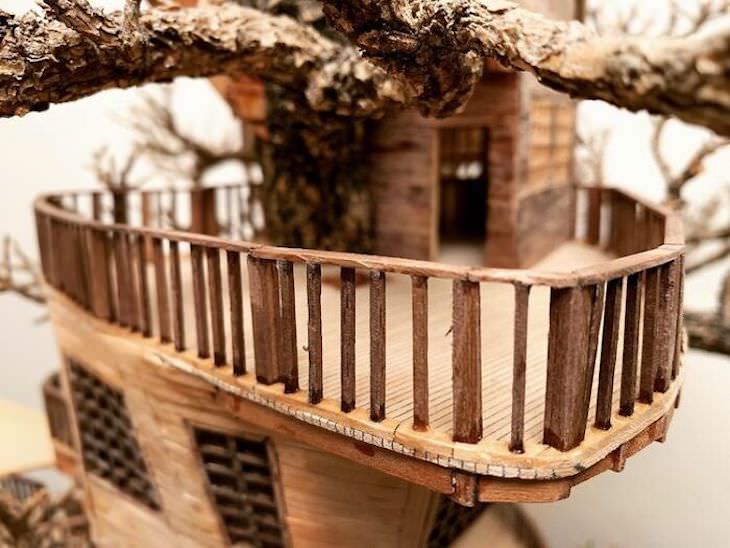 Enchanting Miniature Treehouses By the Late Dave Creek