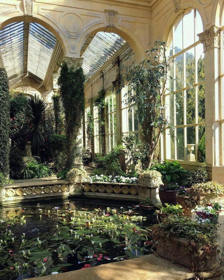 cool buildings  Italianate Orangery at The Castle Ashby House