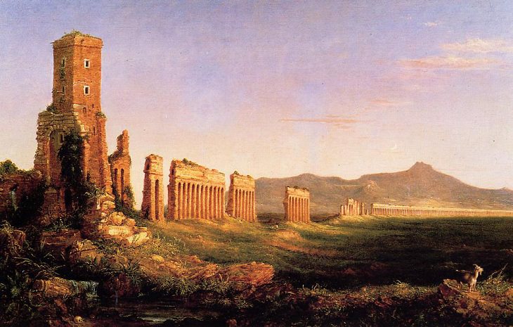Landscape Paintings by Thomas Cole, Rome