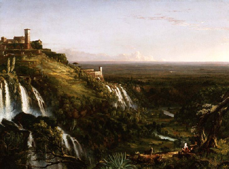 Landscape Paintings by Thomas Cole, The Cascatelli, Tivoli,