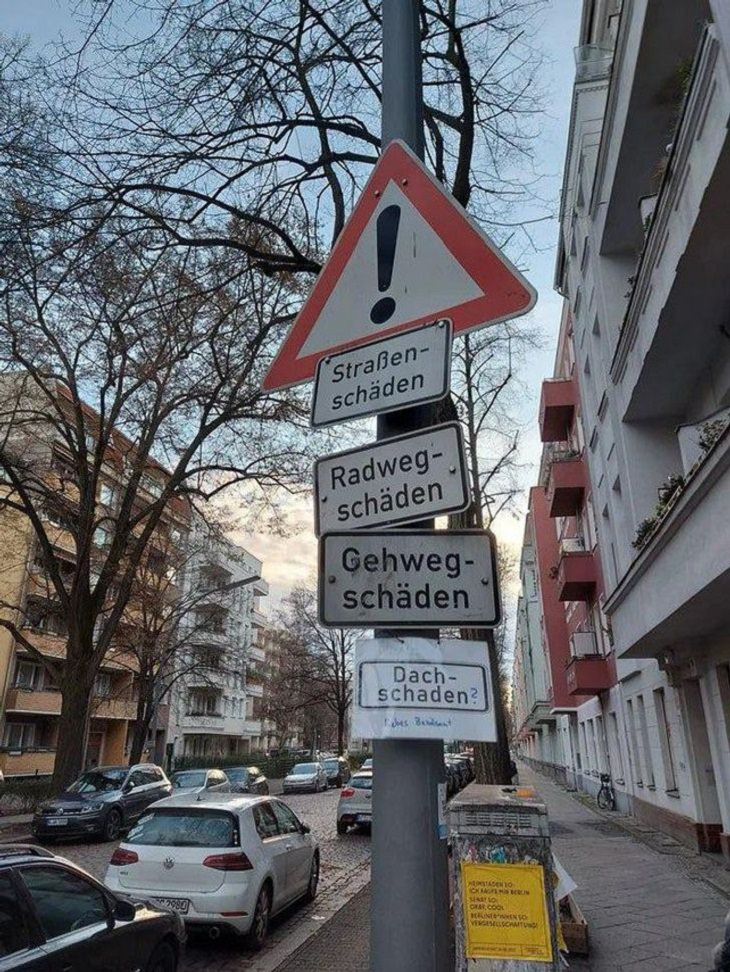  Life in Germany, road signs