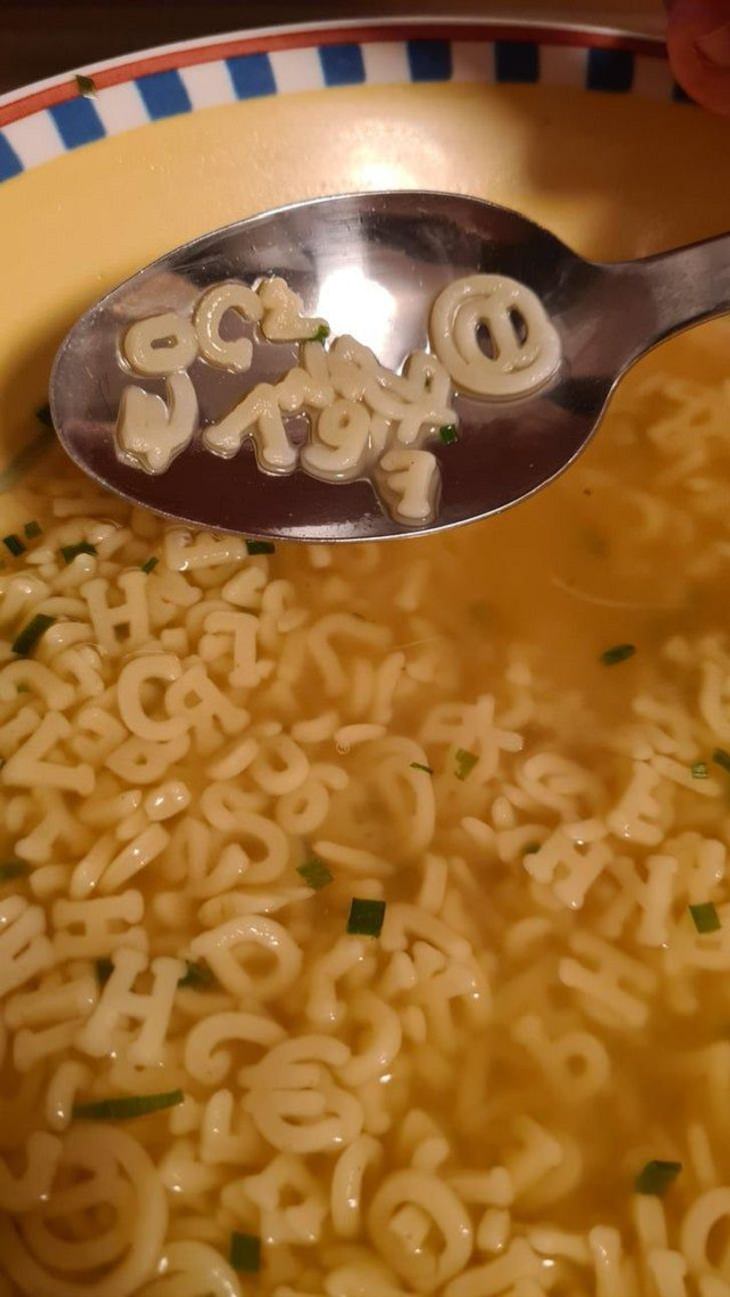  Life in Germany, Alphabet Noodle soup