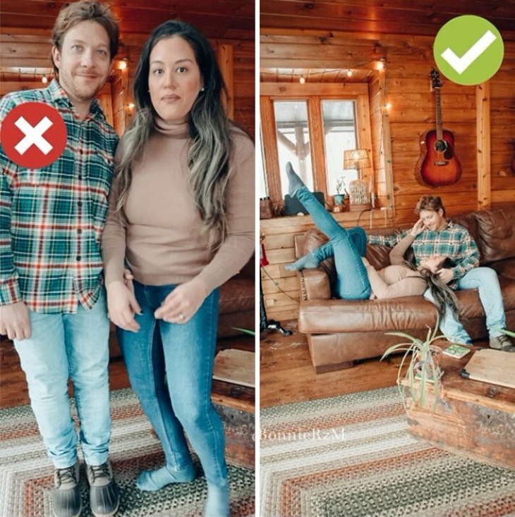 Useful Posing Tips cabin group photo