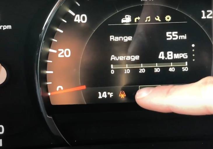 10 Features In New Car Models You Should Know Road condition indicator