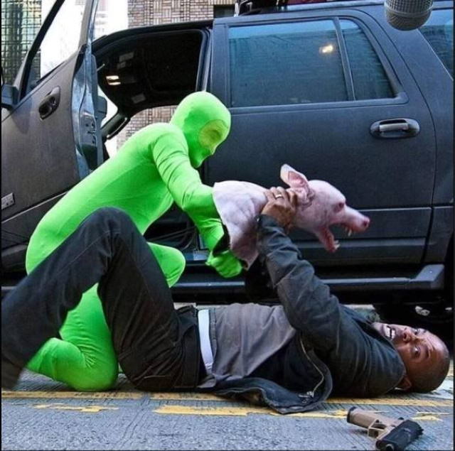 Behind-the-Scene Photos From Movies I Am Legend (2007)
