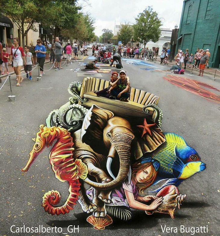 3D Street Art, animals