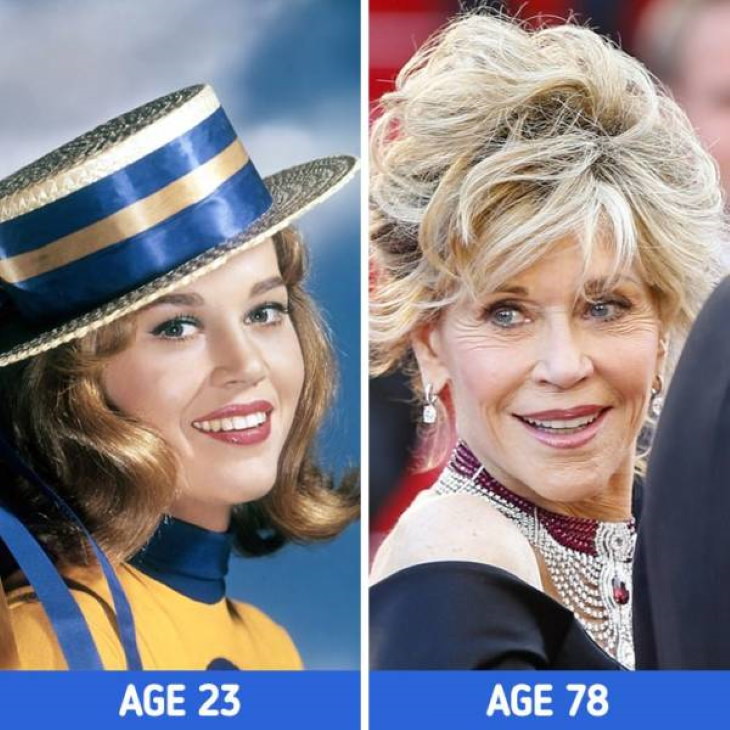 Actresses at Different Stages of Their Lives  Jane Fonda