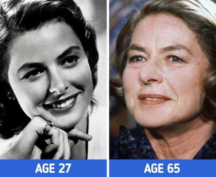 Actresses at Different Stages of Their Lives Ingrid Bergman