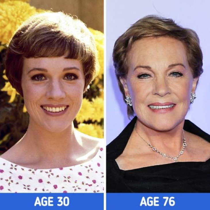 Actresses at Different Stages of Their Lives Julie Andrews