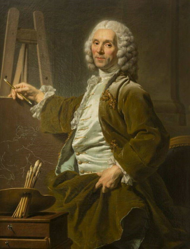 The Louvre’s Art Hyacinthe Collin De Vermont by Alexandre Roslin (1753)