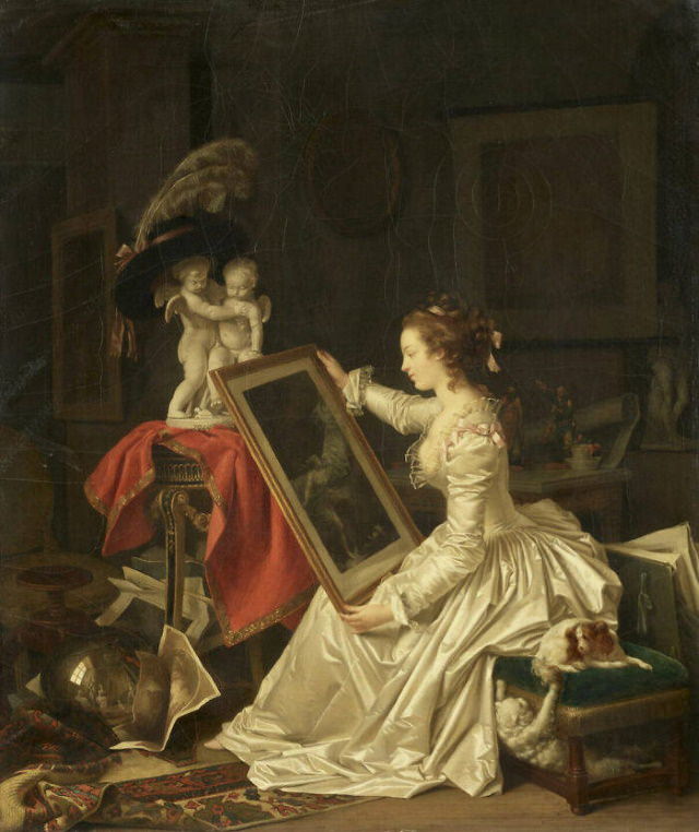 The Louvre’s Art The interesting pupil by Marguerite Gérard (circa 1786)