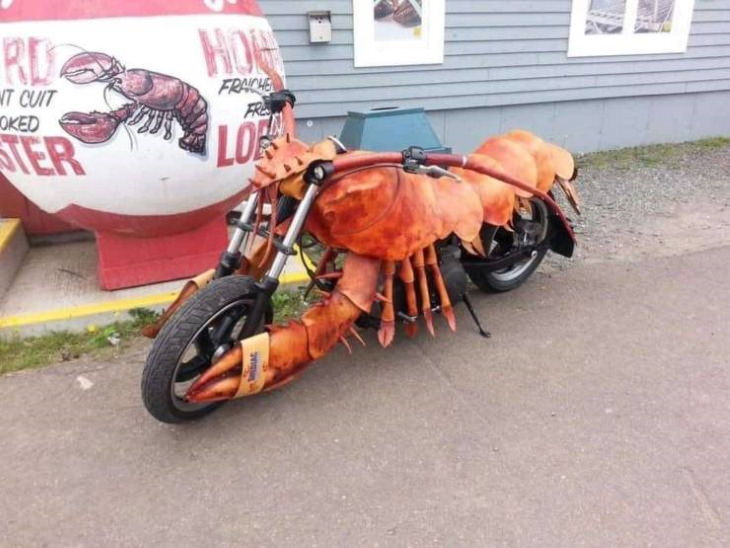 Wacky Cars, Trains & Bikes lobster-mobile