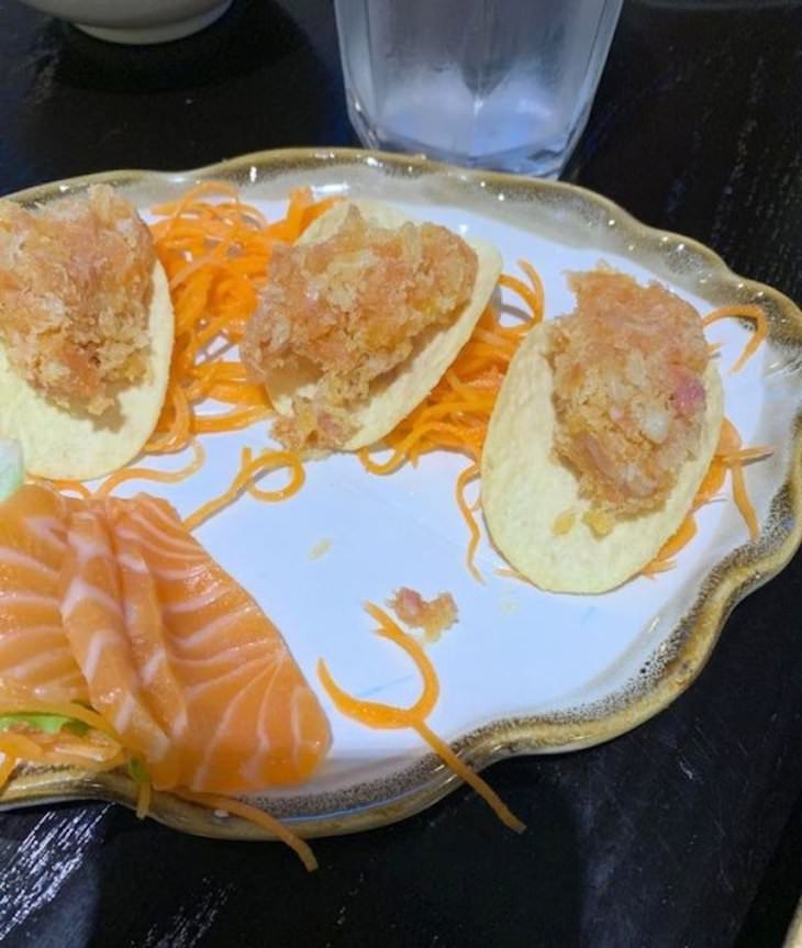 12 Takeout Orders That Are So Bad They’re Funny crispy salmon