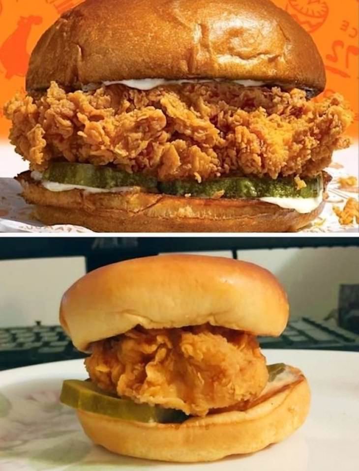 12 Takeout Orders That Are So Bad They’re Funny chicken burger